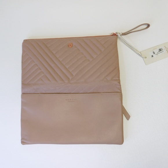 RADLEY LONDON Bags New Radley London Quilted Ziptop Fold Over